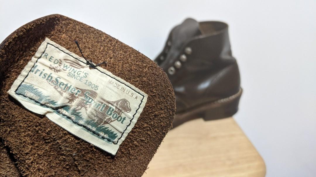 Red wing 8160 犬標90s resoled with vibram 700, 男裝, 鞋, 靴