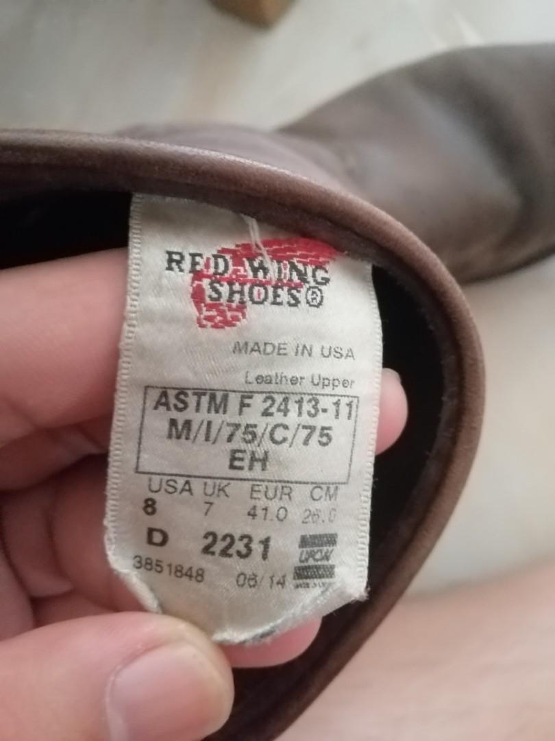 Redwing Pecos size 8 Men s Fashion Footwear Boots on Carousell