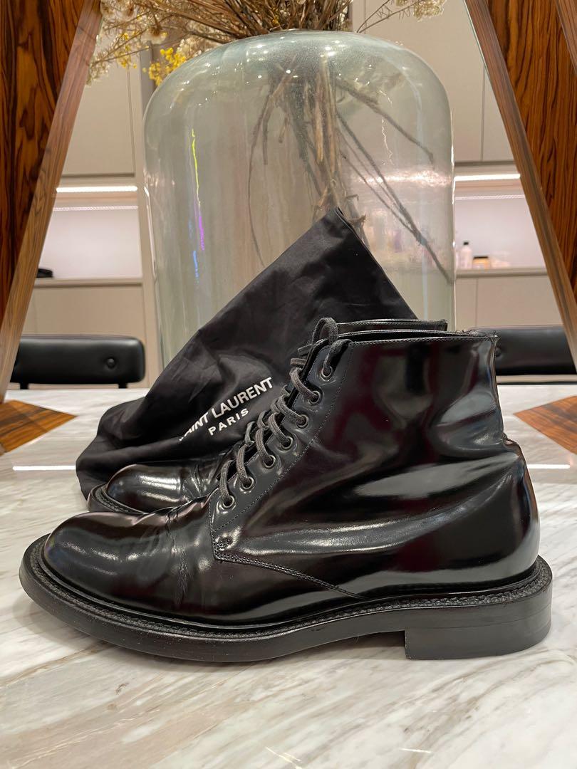 Saint laurent discount army boots