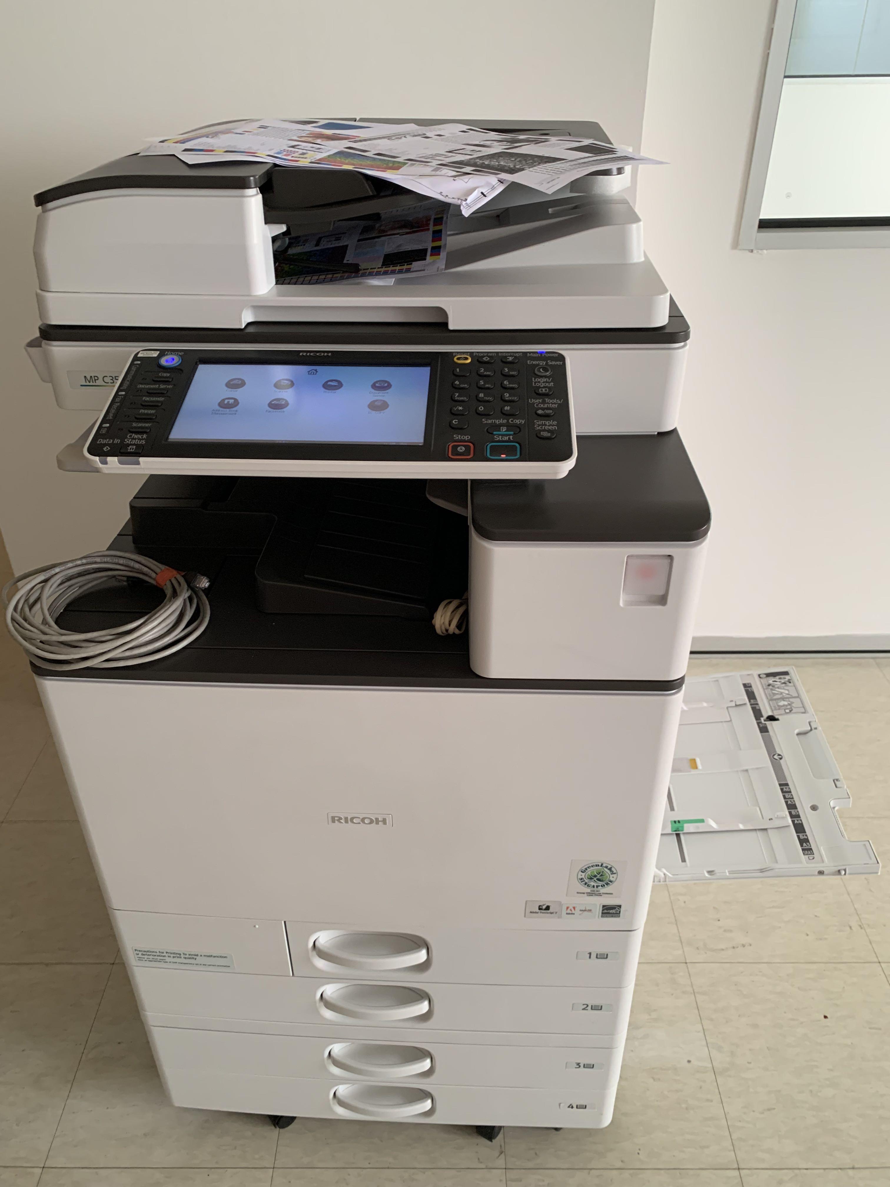 Sales of New lots Ricoh Copier with Free Full CMYK Color Toners , Computers & Tech, Office