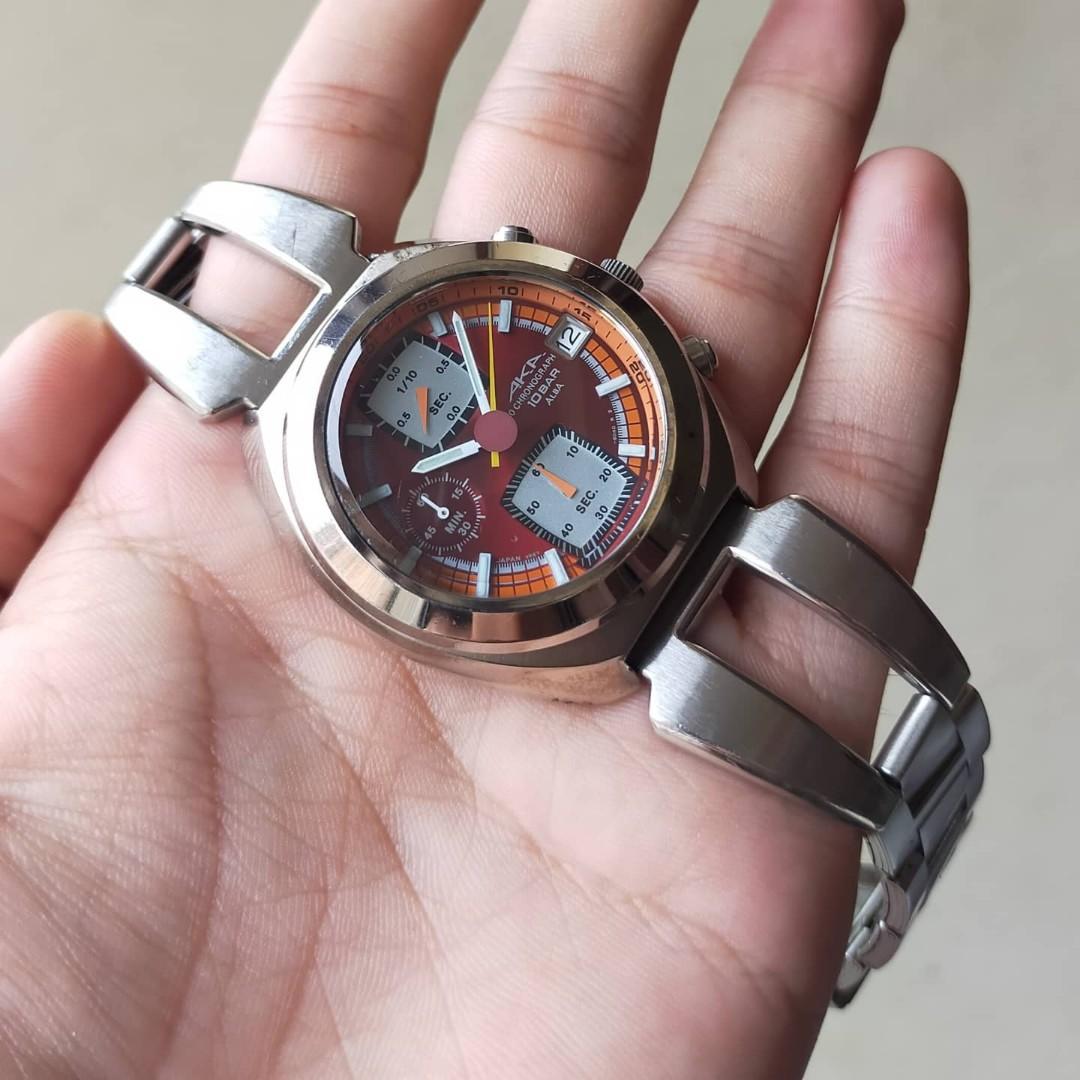 Seiko Alba Aka V657-6030 Quartz Movement, Fesyen Pria, Jam Tangan di  Carousell
