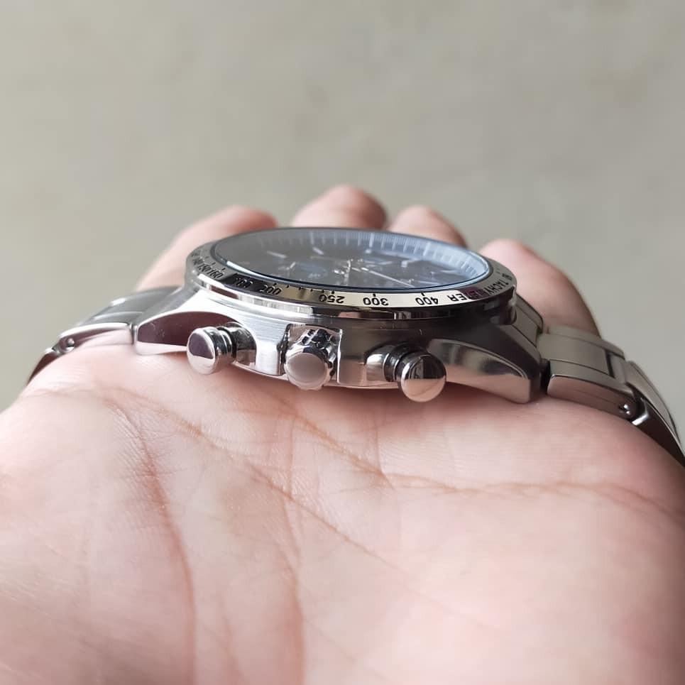 Seiko Chronograph 8T67-00C0 Quartz Movement, Fesyen Pria, Jam Tangan di  Carousell