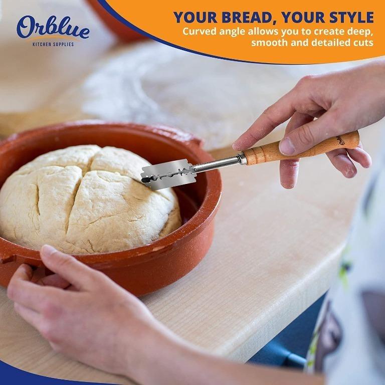 [SG stock] ORBLUE Bread Lame, Dough Scoring Tool for Artisan Bread, 12