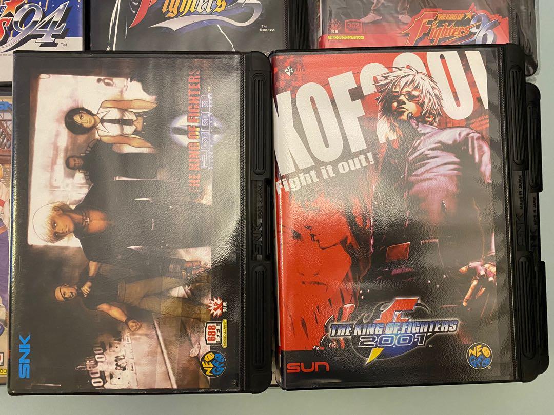 AES King Of Fighters Neo Geo Lot 4 Set 94 95 96 97 Figure ROM KOF SNK  Genuine JP