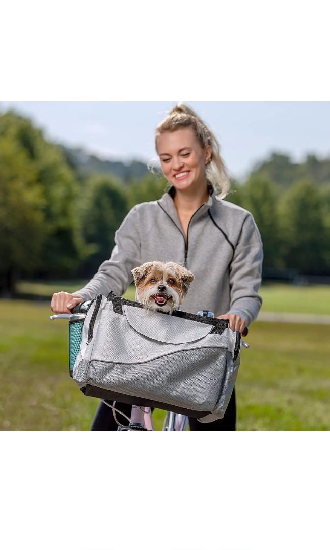 Solvit tagalong wicker pet bicycle basket deals