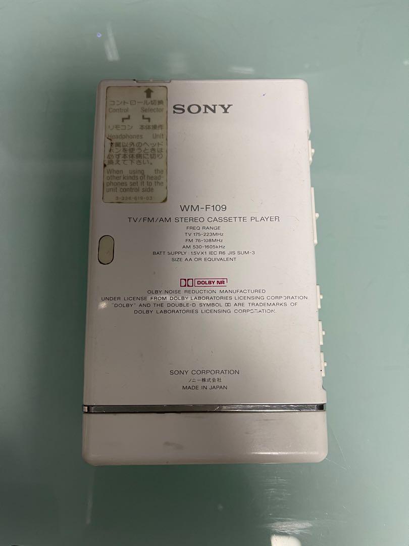 SONY WALKMAN WM-F109, 音響器材, 音樂播放裝置MP3及CD Player - Carousell 掘り出し物を検索。 1987 WM-F109 AM/FM ポータブルプレーヤー