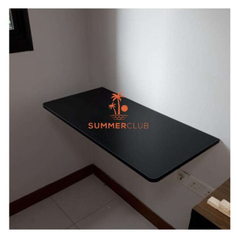 Space-saving Efficient Wall Mount Table Study Furniture Living Bedroom ...