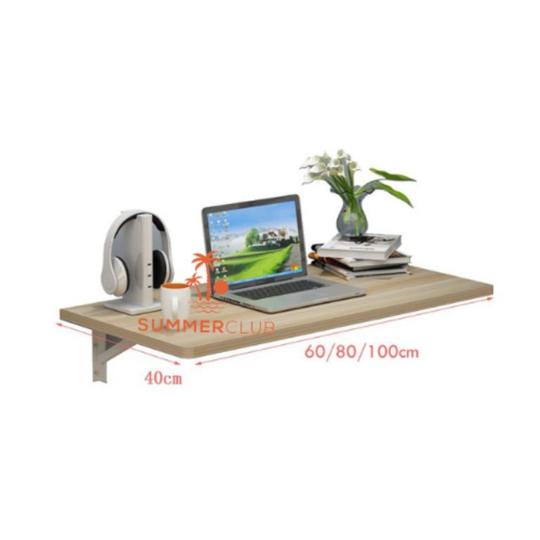 View of Space-saving Efficient Wall Mount Table Study Furniture Living Bedroom ...