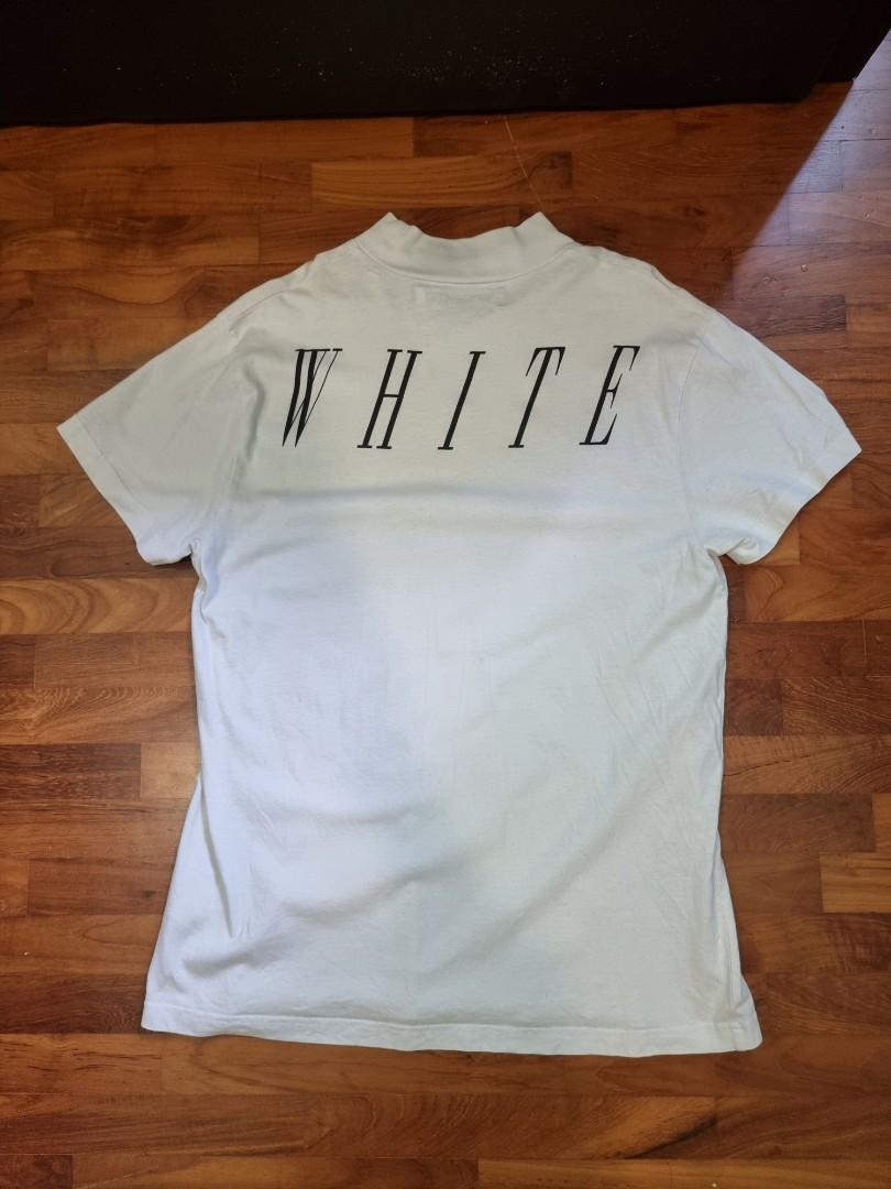 STEAL OFF WHITE MOCK NECK TEE Men s Fashion Tops Sets Tshirts Polo Shirts on Carousell