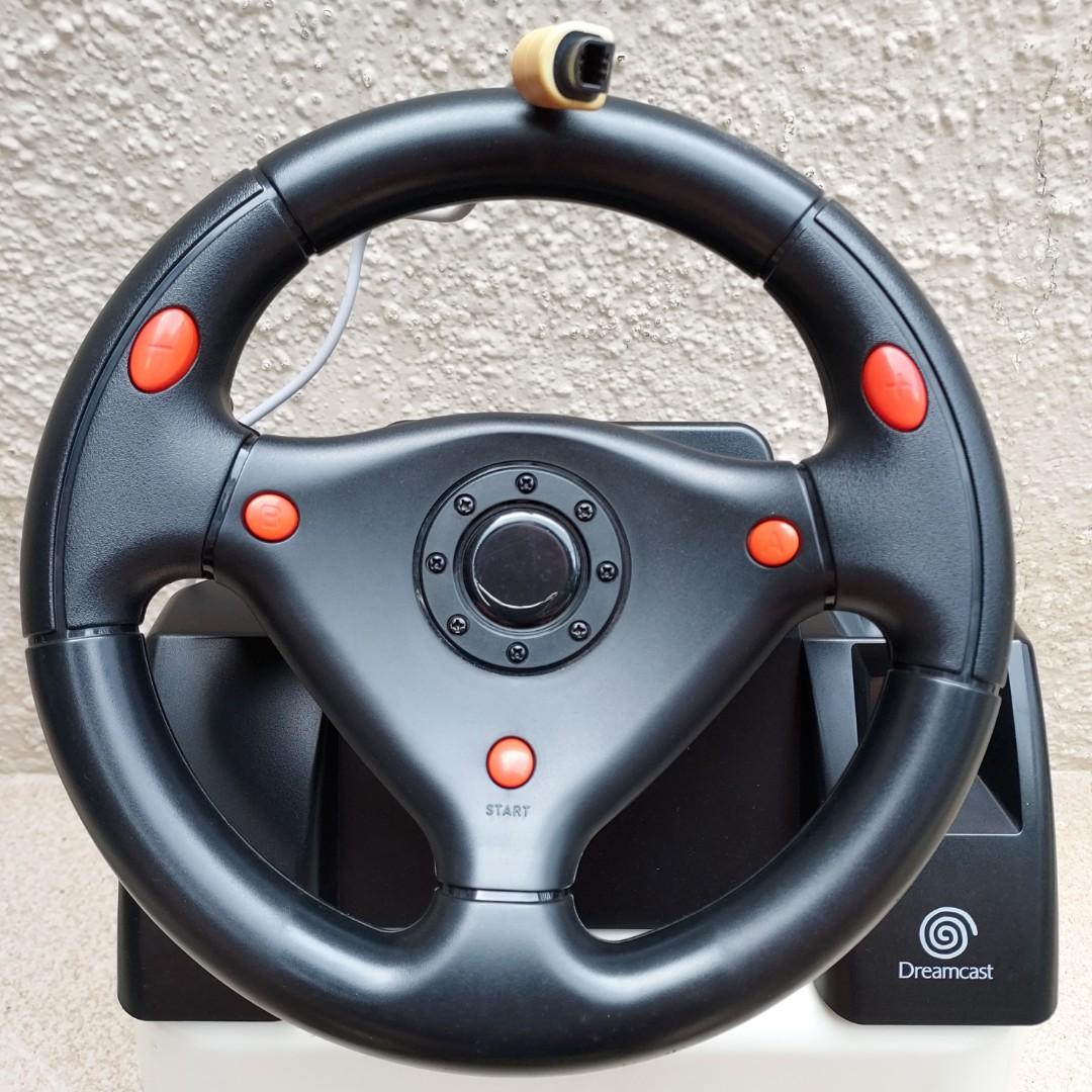 Volant contrôleur de course SEGA Dreamcast HKT-7400 d'occasion testé
