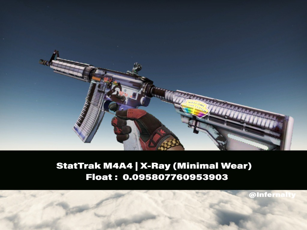 (STICKERS WORTH 40) StatTrak M4A4 XRay MW CSGO SKINS KNIVES, Video