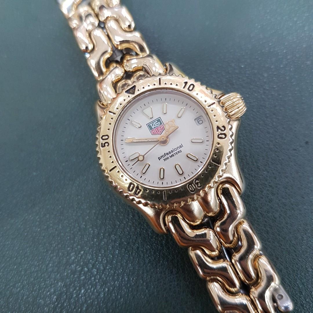 Vintage gold tag heuer store