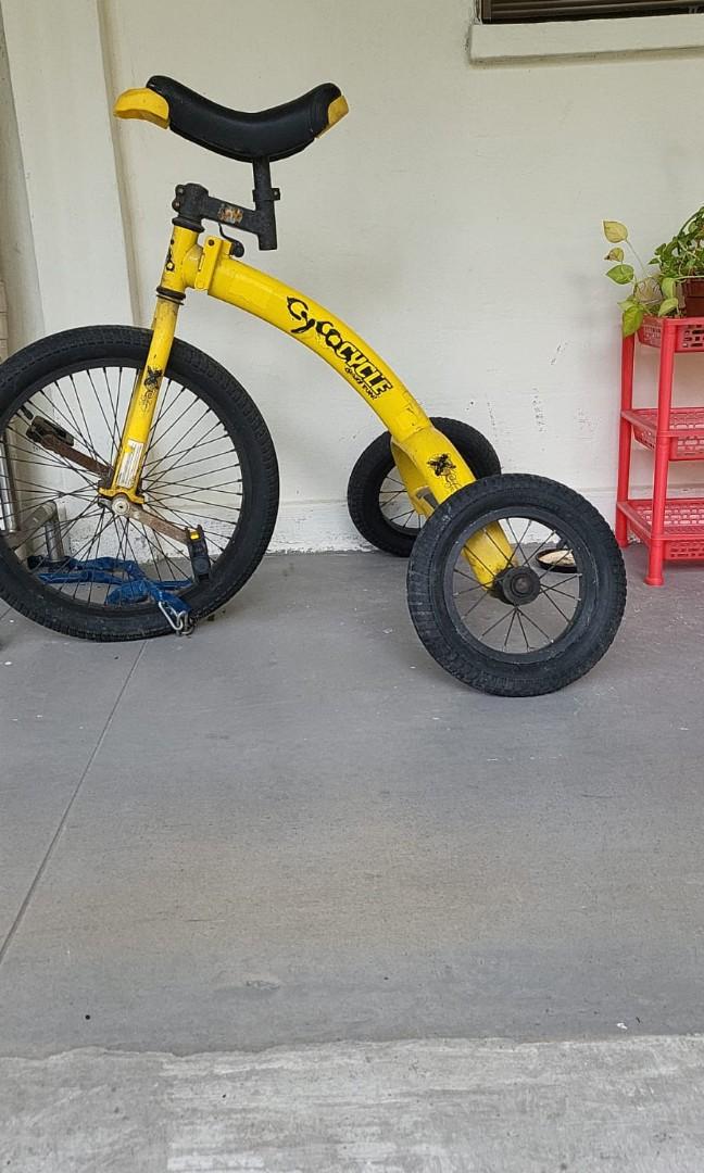 Tricycle store without handlebars
