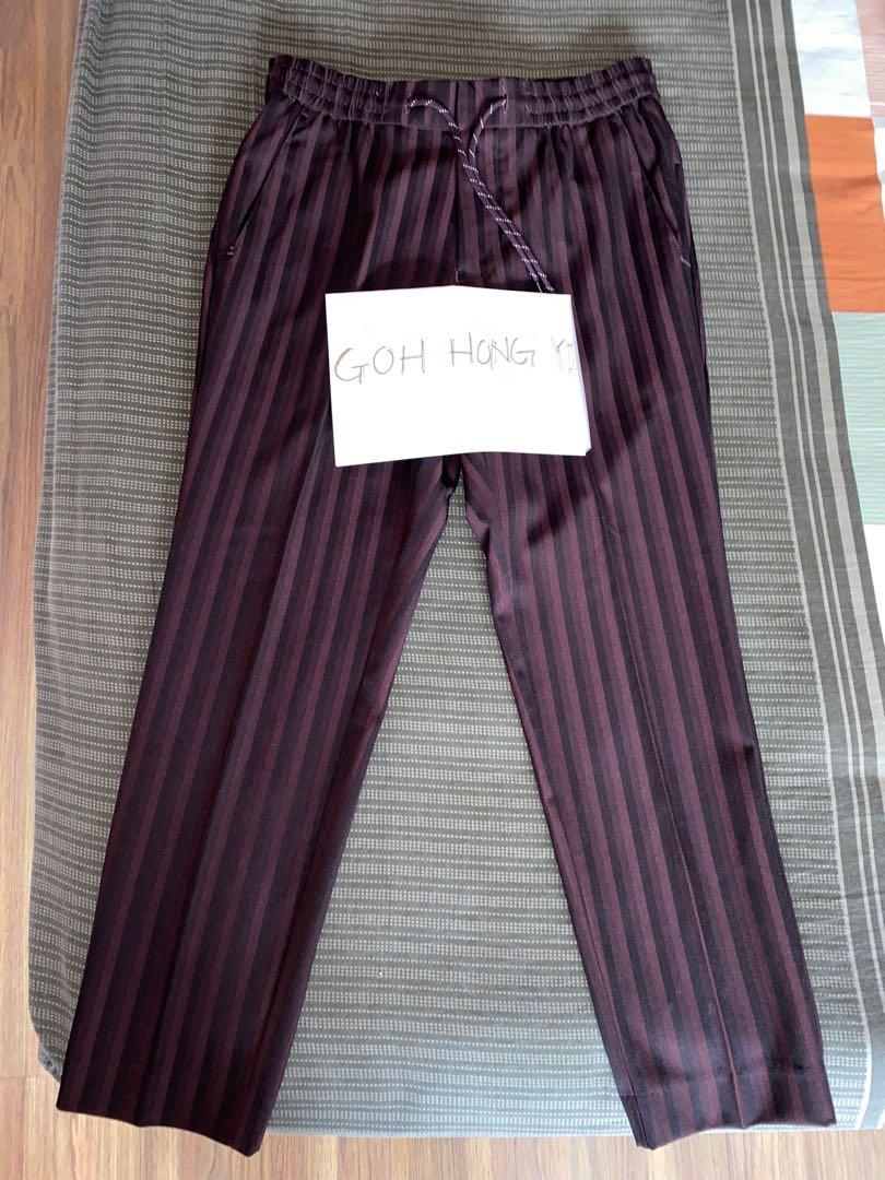 Striped 2025 purple pants