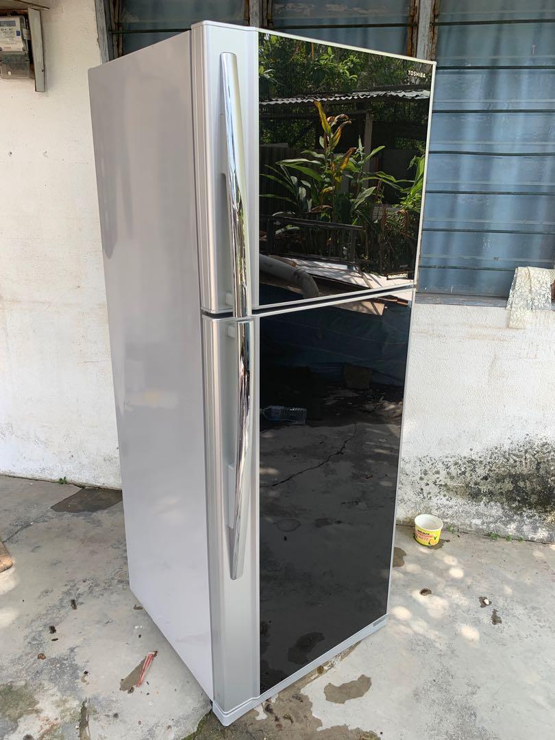 Toshiba glass door fridge sale