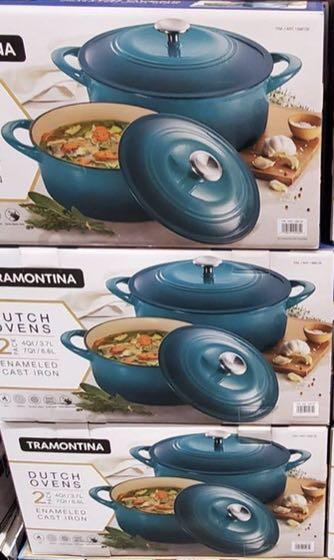 Tramontina Enameled Cast Iron Dutch Oven, 2-pack