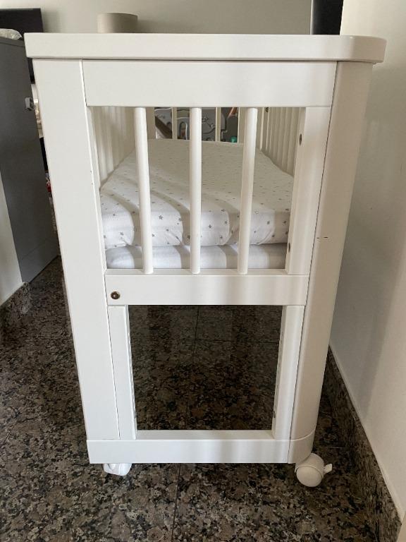 Troll Bed Side Cot / Crib, Babies & Kids, Baby Nursery & Kids Furniture, Cots & Cribs on Carousell