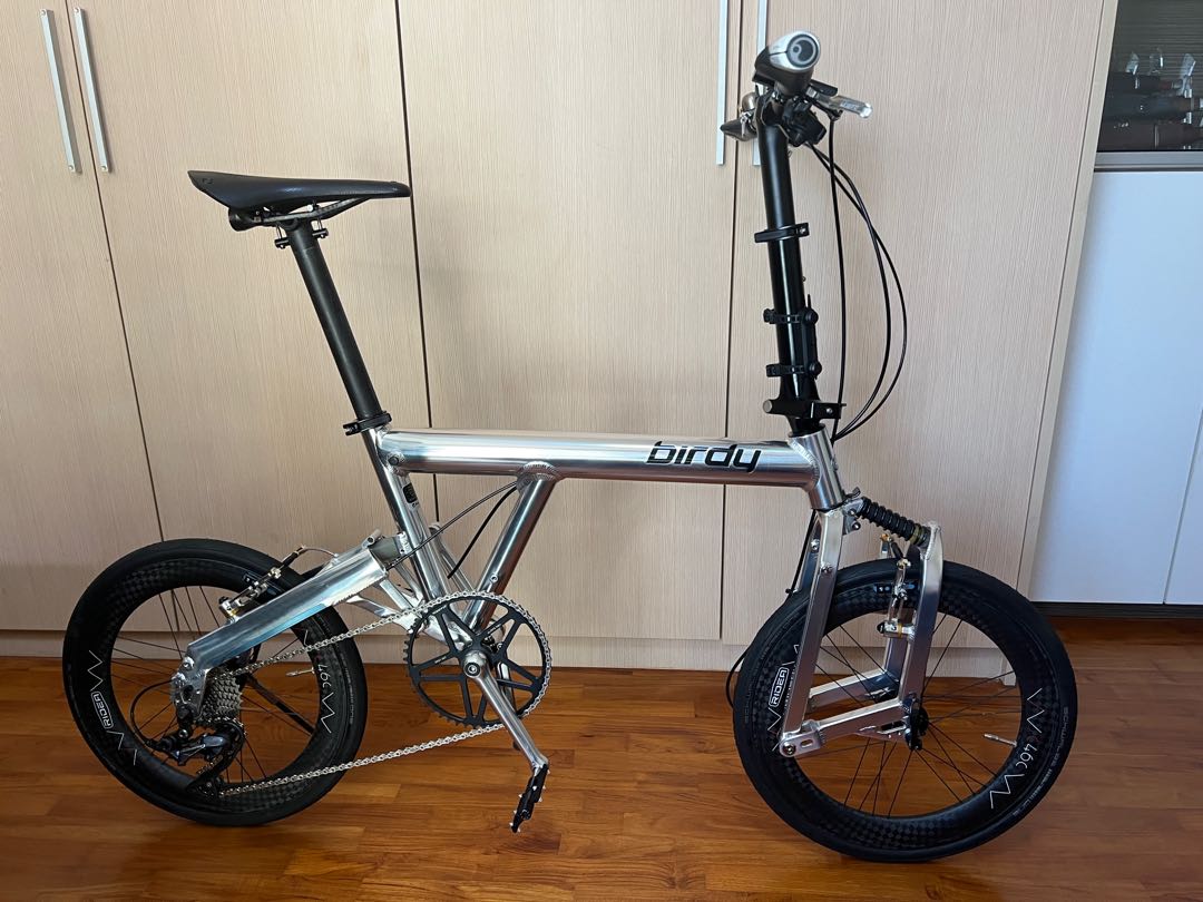 Upgraded 20 inch Birdy New Classic 11 speed with Carbon rims