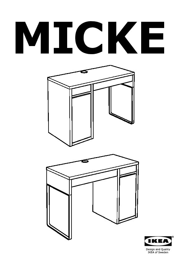 Used Ikea Micke White Desk Home Furniture On Carou Used Ikea Micke White Desk Home, Ikea Desk Dimensions Micke