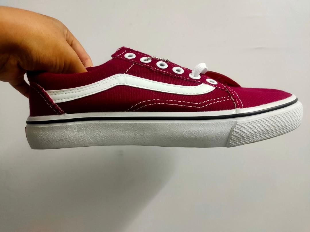 VANS SIZE 36 BRAND NEW SHOES WINE RED VANS SNEAKERS Women s