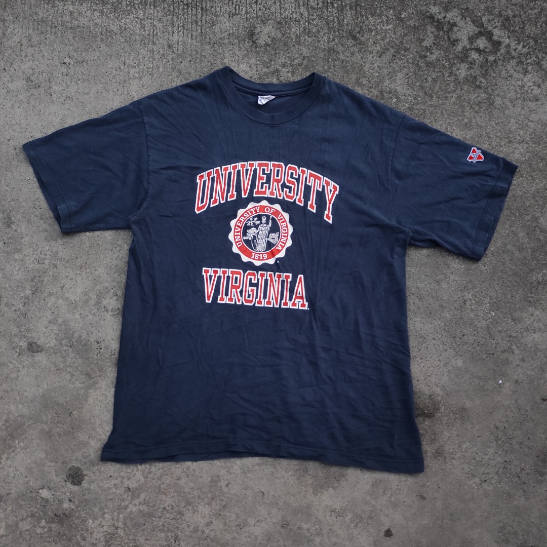 Vintage 90s University of Virginia Tee, Men's Fashion, Tops & Sets ...