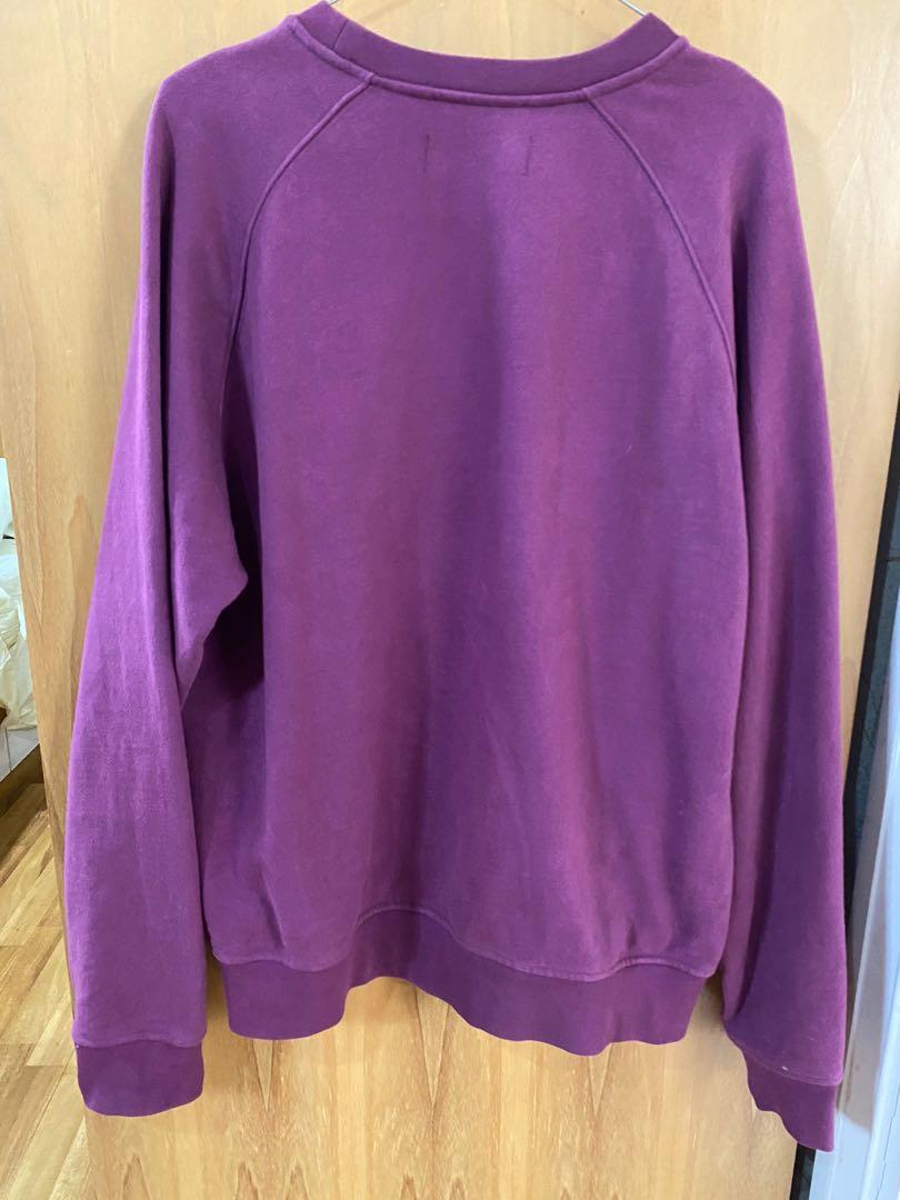 purple sweat shirt