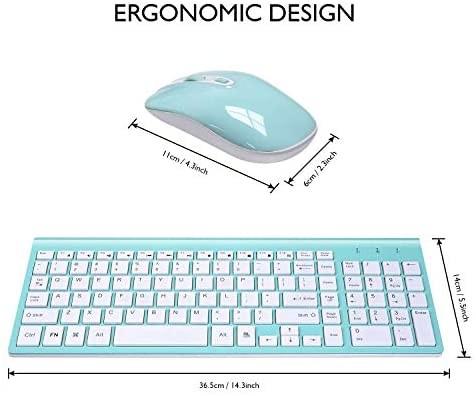 Cimetech Tastiera E Mouse Wireless, QWERTY US Layout, Compact