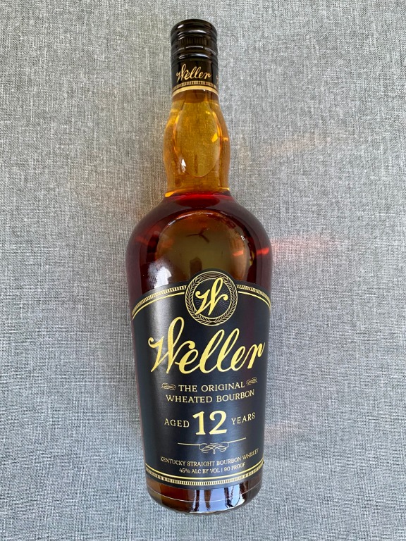 W.L. Weller 12 Year Old Wheated Bourbon Whiskey, Food & Drinks, Alcoholic Beverages on Carousell