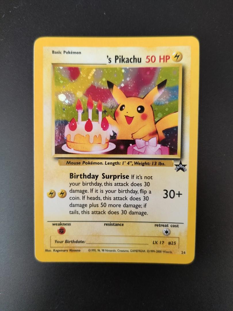 Pikachu's Birthday Card Value Wts / Wtt [Birthday Pikachu Wotc Promo 24] For [25Th Anniversary Celebrations Ultra Premium Collection Upc] / [Evolving Skies Umbreon Vmax Alternate Art (Aa)], Hobbies & Toys, Toys & Games On Carousell