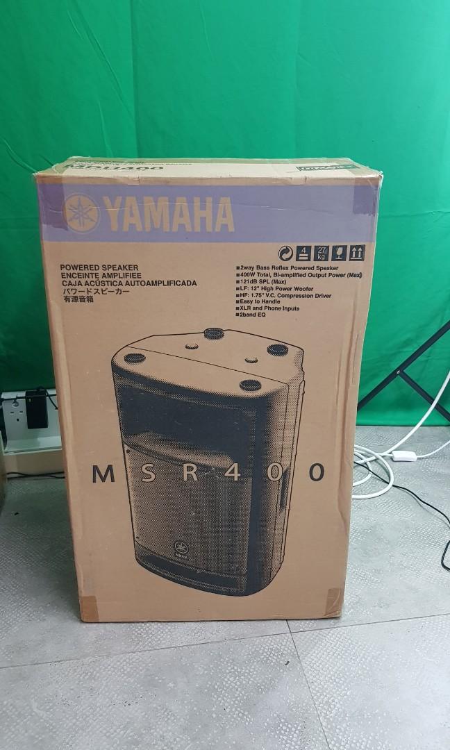 YAMAHA MSR400 SPEAKER (Active) (Tripod stands sold separately