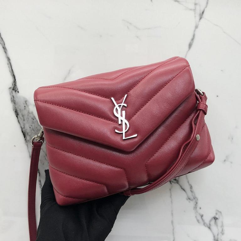 Red yves hotsell saint laurent bag