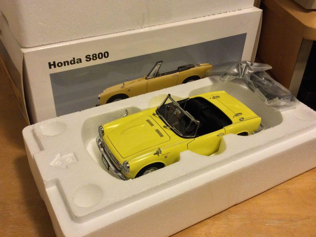 1/18 HONDA S800 イエロー オートアート ミニカー ホンダ odmalihnogu.org