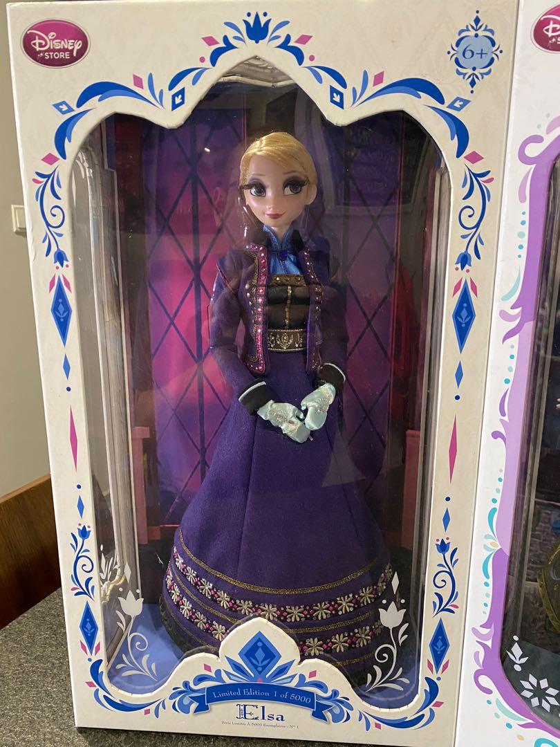 17' Inch Disney Limited Edition Doll - Elsa & Anna, Hobbies & Toys