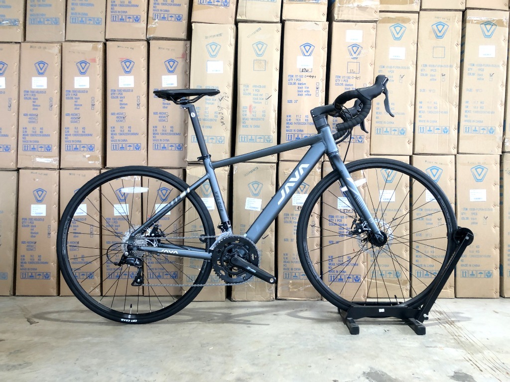 2022 Java Veloce with Shimano Sora Matt Titanium Grey Lowest Price Match Guarantee Sports Equipment Bicycles Parts Bicycles on Carousell