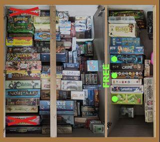 50% off all board games in photo
