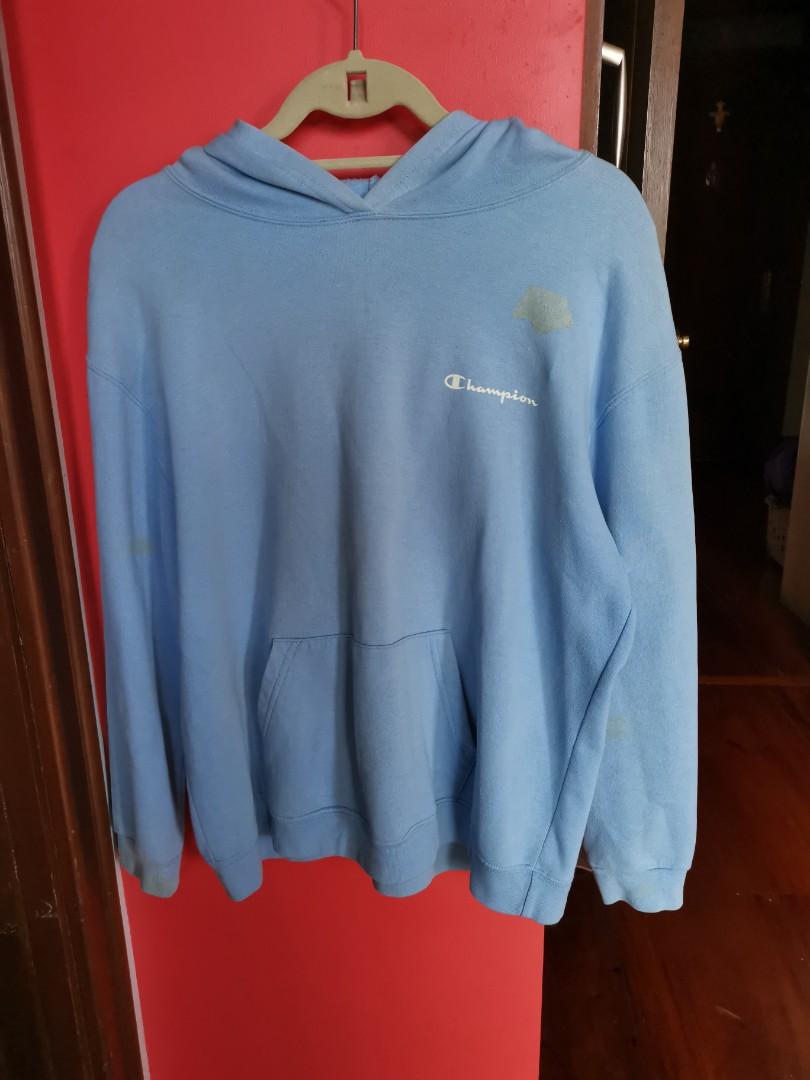 Champion sky store blue hoodie