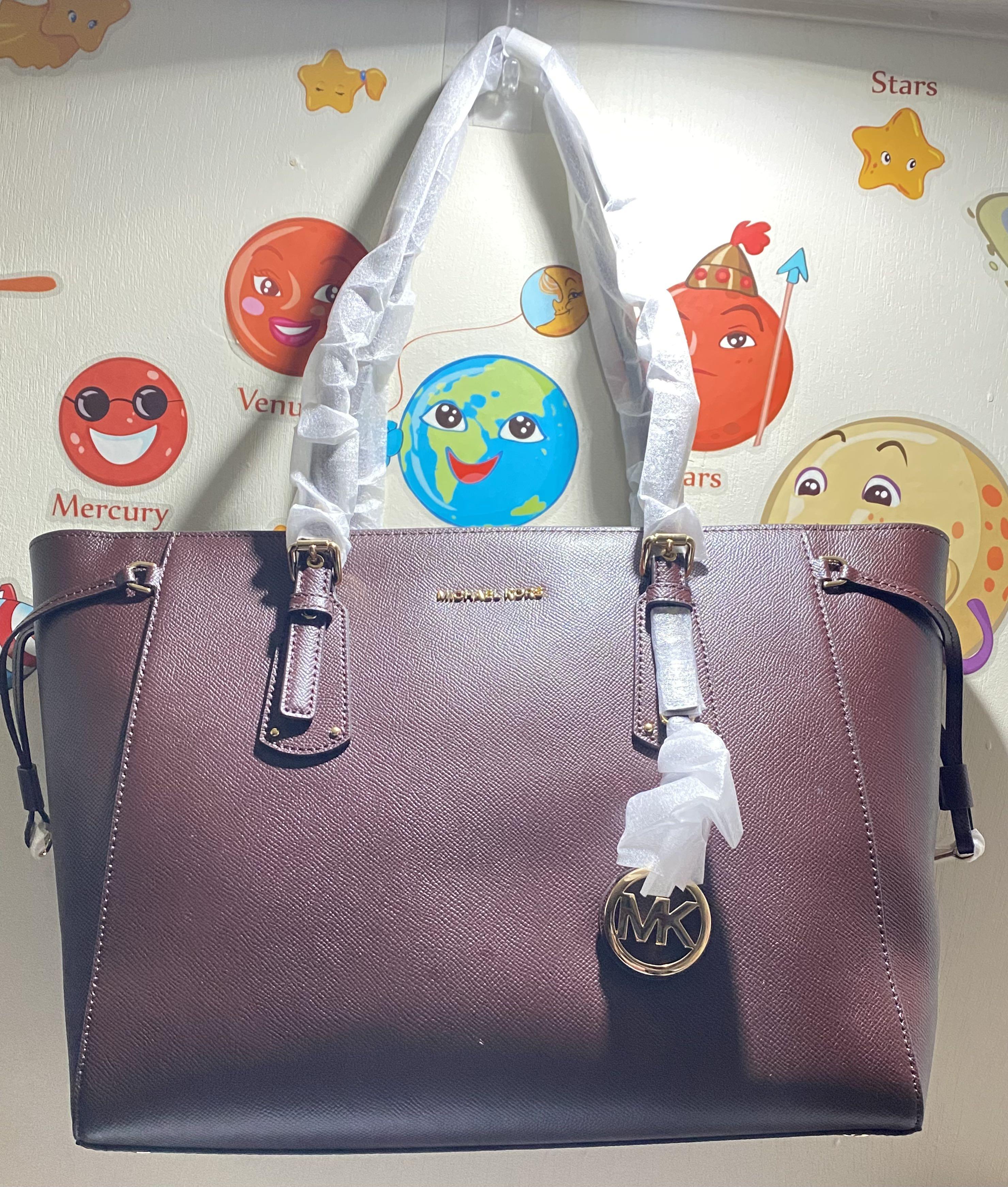 ?? Michael Kors Bag Voyager Medium Leather Tote Barolo, Luxury, Bags &  Wallets on Carousell