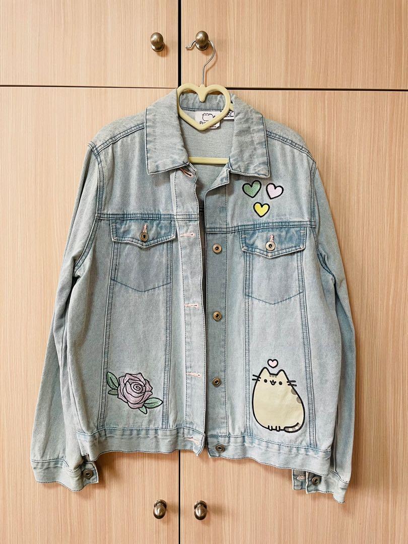 Pusheen Denim jacket Carousell