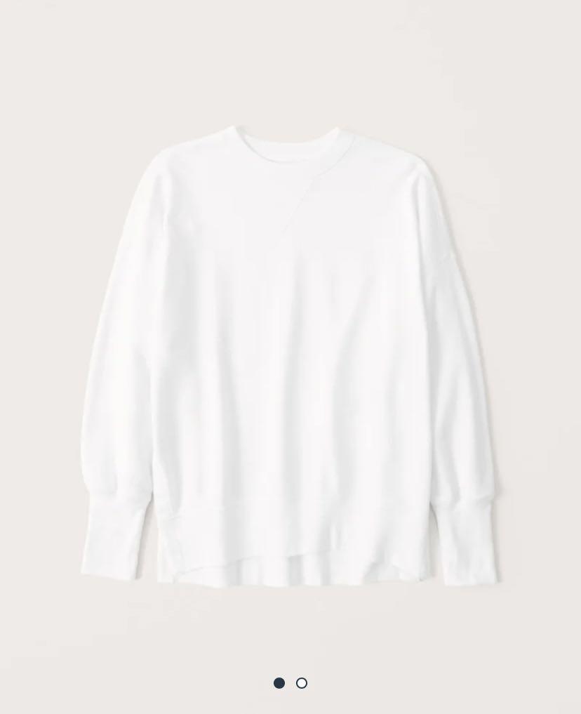 Abercrombie tunic crewneck sweatshirt deals