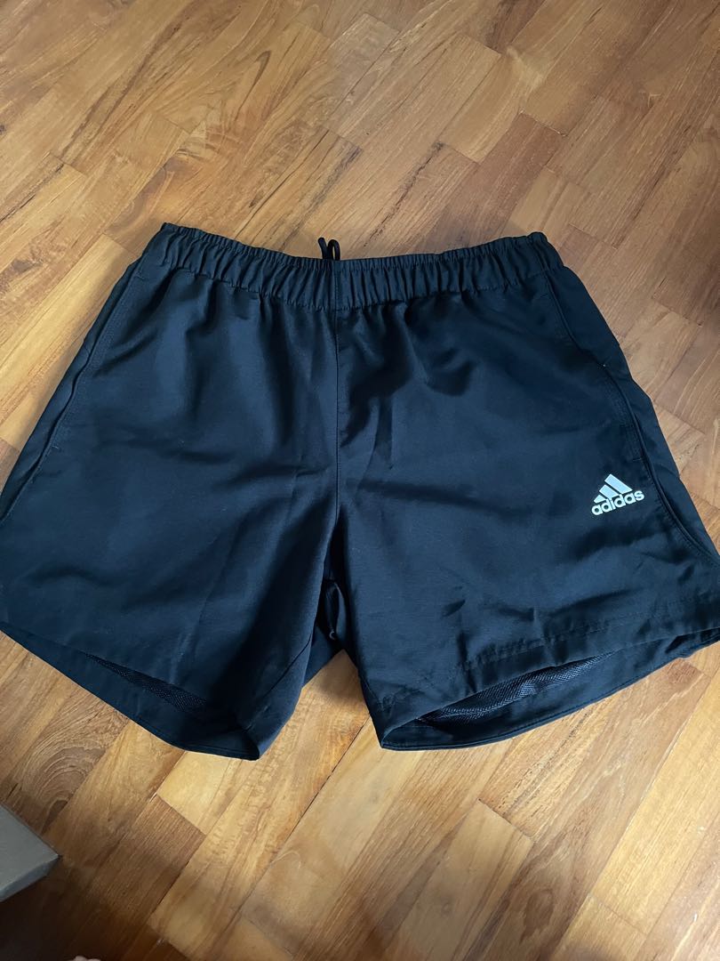 black adidas shorts with pockets