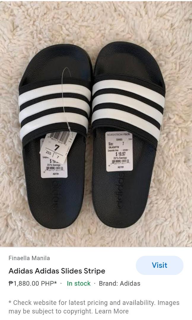 Adidas slide and adidas modern airliner bag, Women's Fashion, Bags