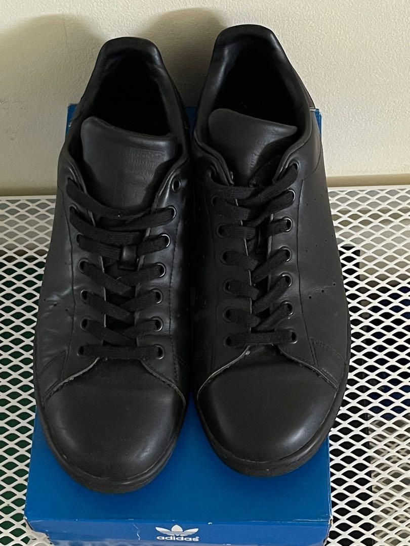 Adidas Stan Smith all black US10.5, Men's Fashion, Footwear, Sneakers on  Carousell