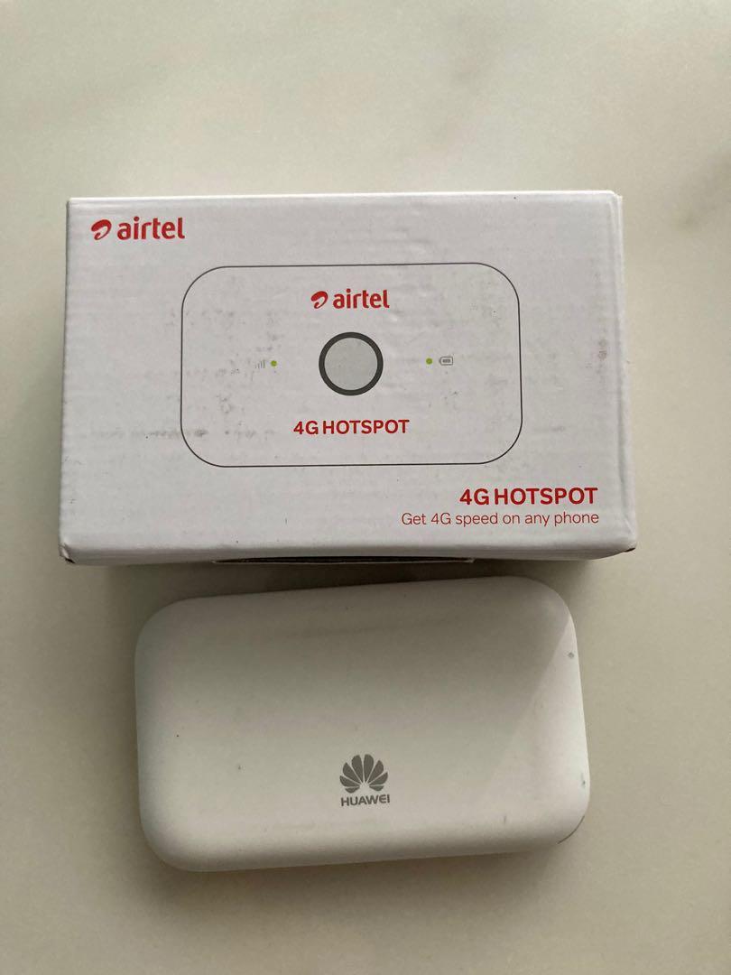 Airtel 4G Hotspot Modem, Computers  Tech, Parts  Accessories, Networking  on Carousell