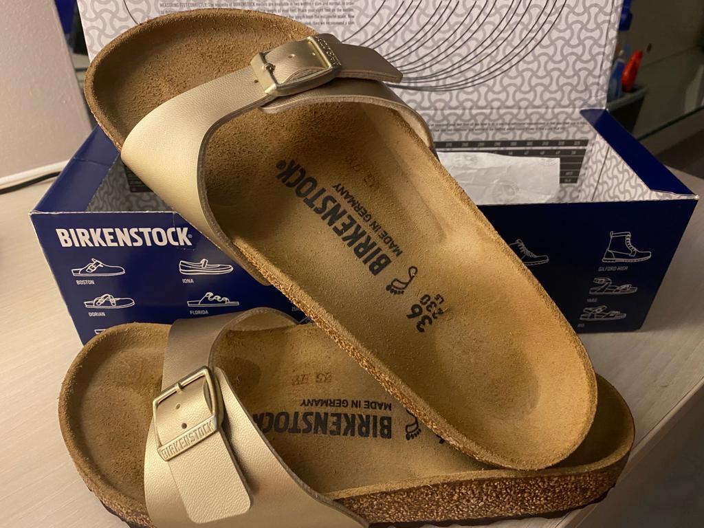 birkenstock madrid bs gold