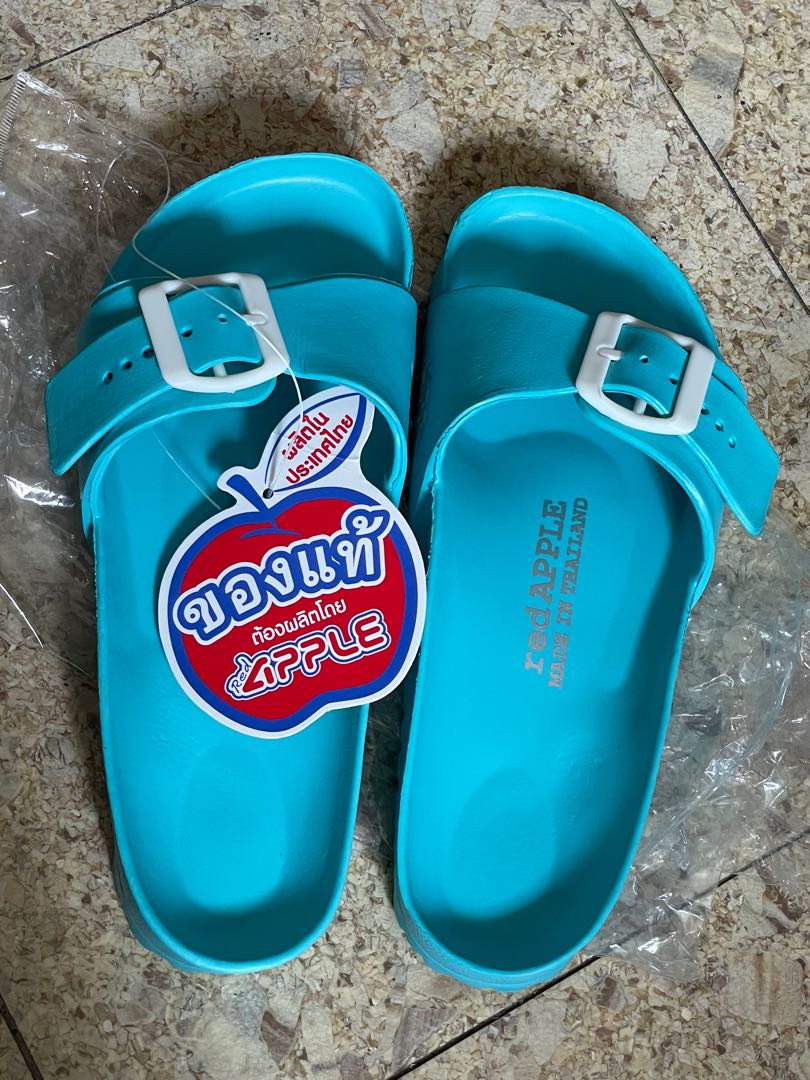 Red apple top slipper