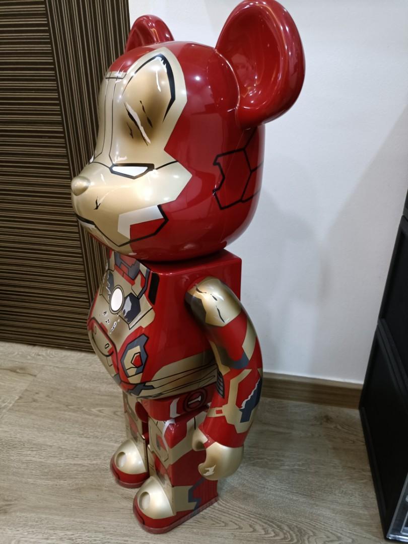 Brand New Bearbrick Iron Man Mark 42 Damaged Version 1000%, Hobbies