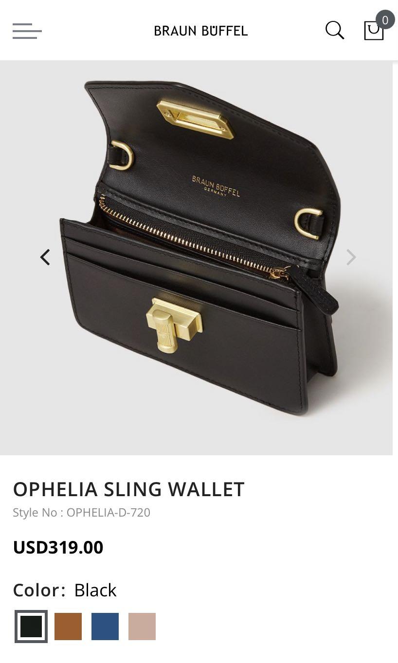 Braun Buffel Ophelia Sling Wallet