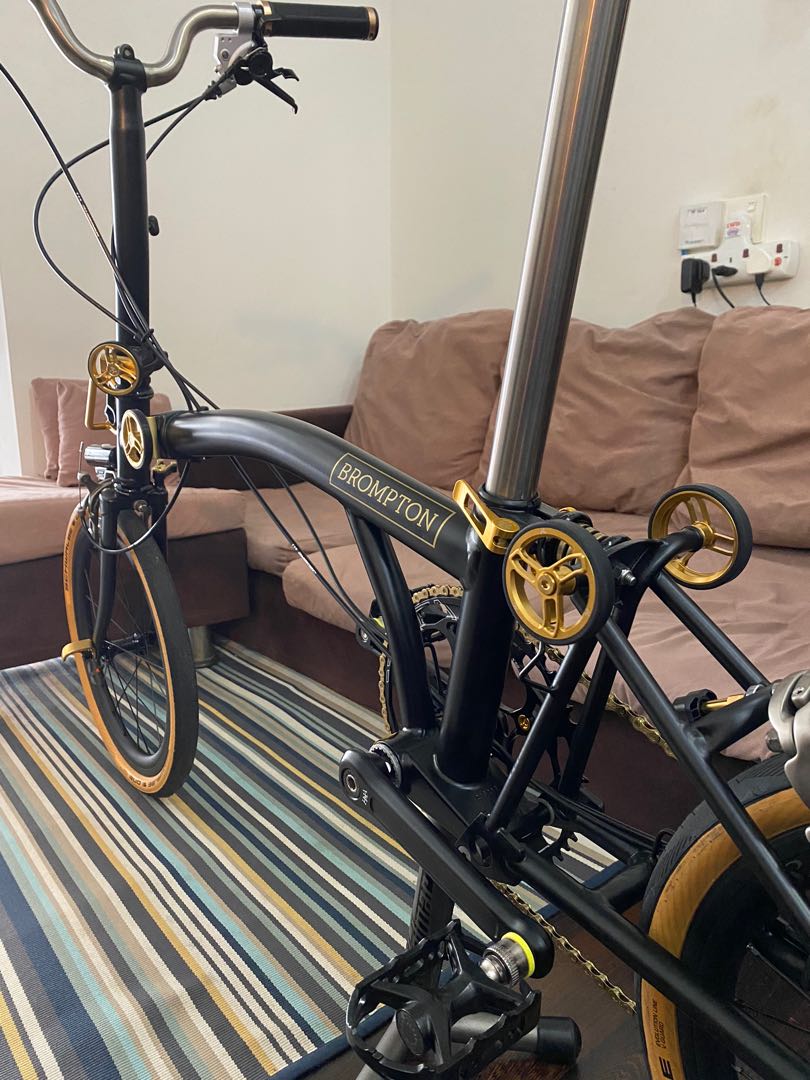 Brompton sales gold chain