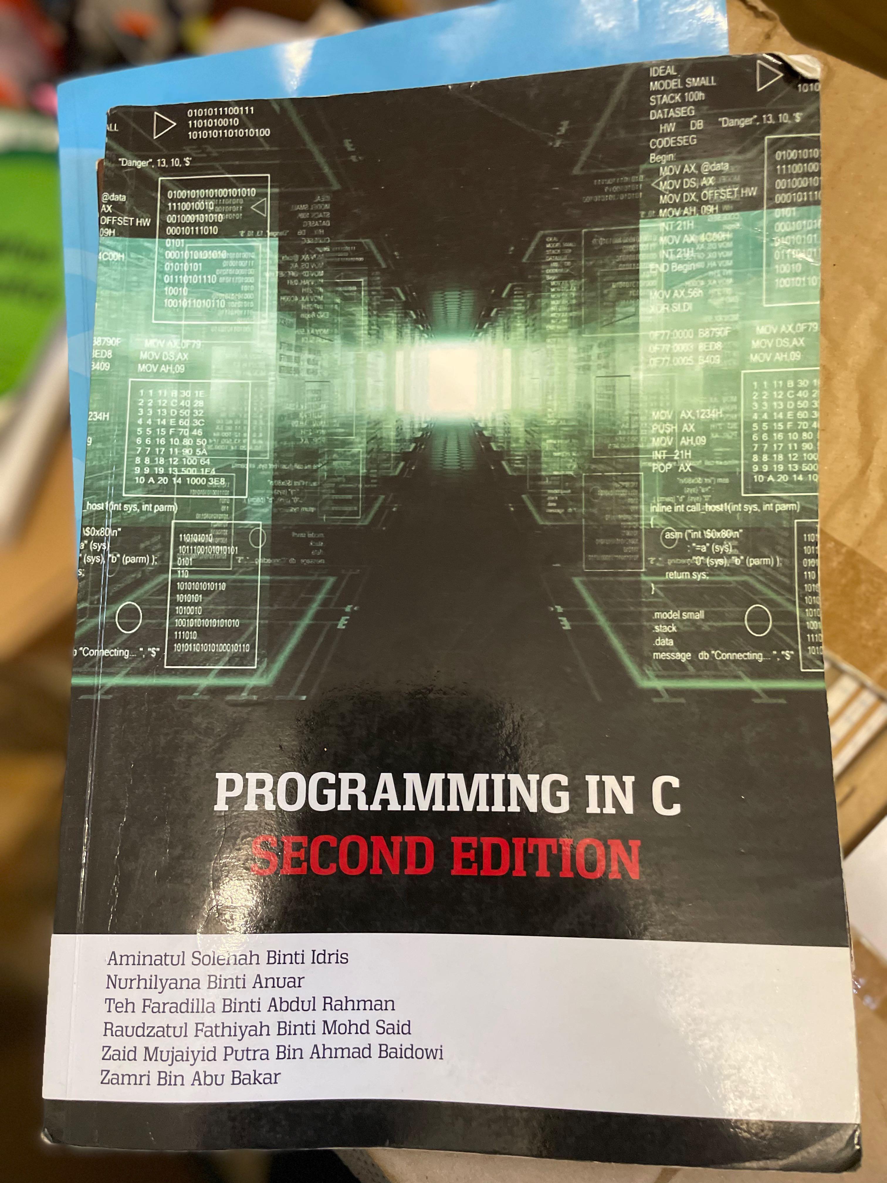 Buku Programming In C Second Edition Book, Hobbies & Toys, Books ...