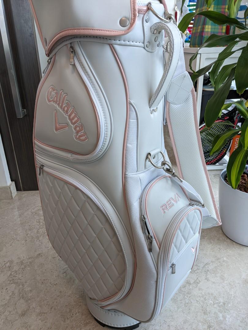 Callaway 2023 Filly Collection Wheeled Caddie Bag Women's Golf  8.5" 5Way White | eBay